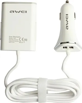 Image de Awei Ład. Sam. C-400 9.6A 4Xusbhigh Speed Biały/White