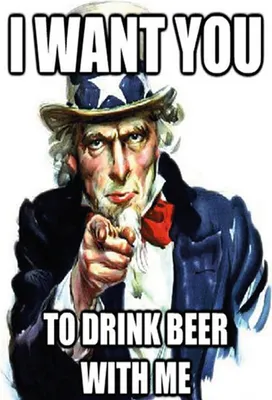 Produktbild von vianmo Holzschild 30x20 cm i want you to drink beer with me