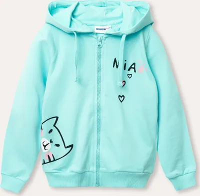 Produktbild von Mädchen-Hoodie Mia  - Türkis - 98