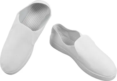 Produktbild von Static Proof Shoes PVC Canvas Safe Comfortable for Electronics Factory Dust Free Workshop White 36