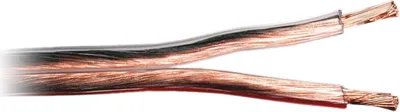 Produktbild von Lautsprecherkabel RCA 25, 2 x 2,5 mm², OFC, flexible Isolierung, transparent