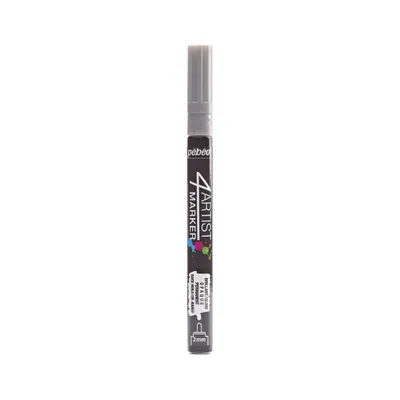Obrázek produktu pro Olejový barevný fix Pebeo 4Artist, 2 mm, kulatý, stříbrný