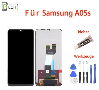 Produktbild von Für Samsung Galaxy A05s SM-A057F LCD Display Bildschirm mit Werkzeuge und Kleber