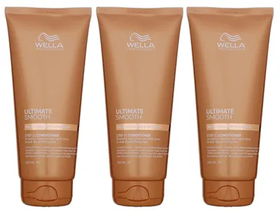 Produktbild von Wella Ultimate Smooth Conditioner 3 x 200 ml für trockenes Haar Step 2 Set
