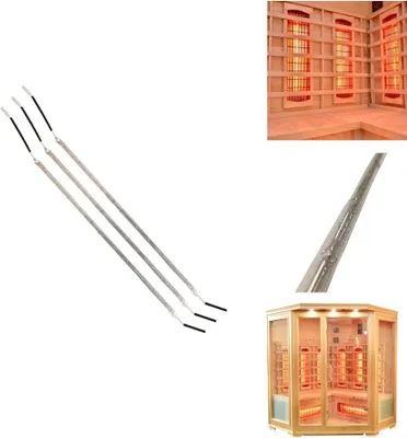 Produktbild von Vollspektrumstrahler Infrarotstrahler 300 Watt 58cm Heizstrahler Infrarotkabine