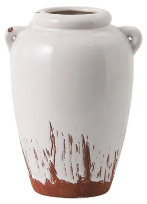 Obrázok produktu pre Keramická váza, vintage, rustikálny štýl, 25 cm, vhodná na kvetiny