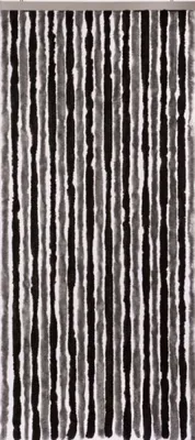 Obrázek produktu pro Závěs do dveří Flauschi černo-šedá 90x200cm