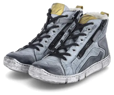 Produktbild von Krisbut Herren Winterboots Grau Glattleder Größe: 40
