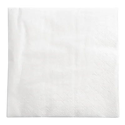 Image de Serviettes de cocktail Fasana blanches 24 cm (1500 pièces)