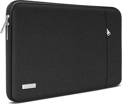 Zdjęcie produktu dla TECOOL 14-calowy pokrowiec na laptopa MacBook Air 15 Wodoodporny pokrowiec na laptopa czarny