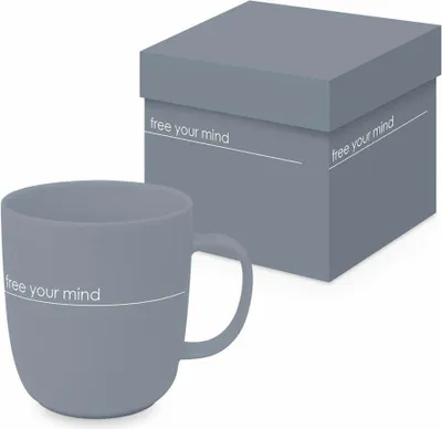 Imagen del producto de Taza mate de la marca PPD, sin BPA, en caja de regalo. Taza, taza de té, taza de café, capacidad: 400 ml, número de modelo: 604495