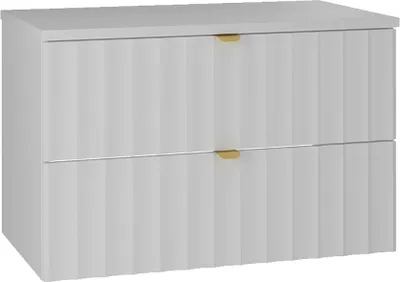 Produktbild von Waschtischunterschrank 80.6cm Lexa mit 2 Schubladen, Weiß