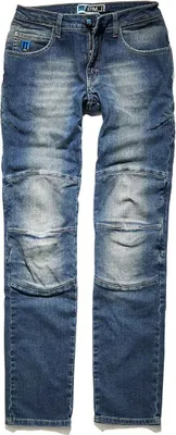 Produktbild von PMJ Florida Damen Motorradjeans, blau, 29