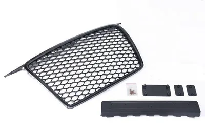 Kühlergrill Sportgrill Waben Gitter Grill Schwarz für Audi A3 8P + Sportback – Produktansicht