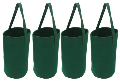 Image de Solidchoice - Lot de 4 sacs de plantation pour fraises, avec poignée