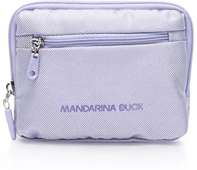 Image de Petit sac de rangement pour meubles en similicuir, couleur lavande