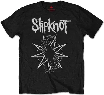 Produktbild von Slipknot Goat Star Logo Black 2XL T-Shirt