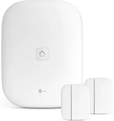 Produktbild von Telekom Smart Home Starter Paket mit Home Base und 2 Tür-/Fensterkontakte weiß