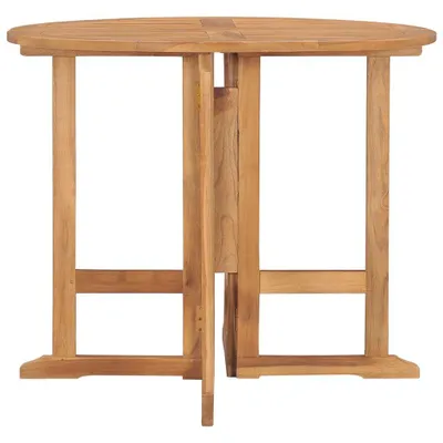 Immagine prodotto di Tavolo da Giardino Pieghevole Ø90x75 cm in Massello di Teak