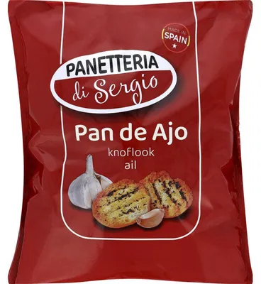 Obrázek produktu pro Panetteria di Sergio Pan de Ajo 160g – Křupavý, aromatický česnekový chléb