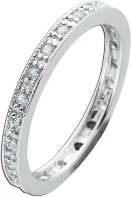Produktbild von Memoire Alliance Ring Silber 925 weiße Zirkonia Steine 19