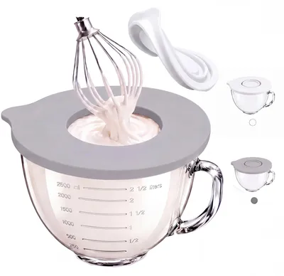 Glaskomme für Küchenmaschinen, transparent, 4,7 L