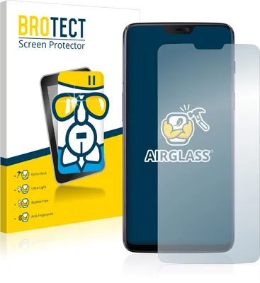 Produktbild von BROTECT Schutzglas für OnePlus 6 Schutzfolie Panzer Folie Glas Display Schutz klar