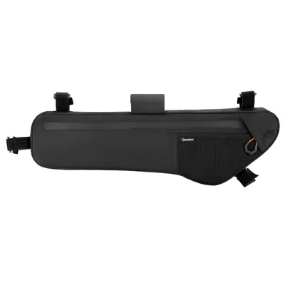 Zdjęcie produktu dla Qunature torba na ramę rowerową wodoodporna trójkątna torba rowerowa ok. 3,5 l, rozmiar S, 44 * 13 * 6 cm, czarna