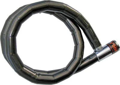 Immagine prodotto di Catena di sicurezza Gliederschloss Urban, modello DuoFlex, lunghezza 100 cm, rivestita, per motociclette, scooter e ciclomotori