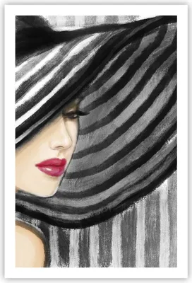 Produktbild von Poster - Poster ohne Rahmen - frau stil mode - 61x91,5 cm - Wand Bild - Wanddeko - Wandbilder - Kunstposter - Wandposter - Bilder - Kunstdruck - Wanddekoration - Wandbild - P2XPA61x91-3926