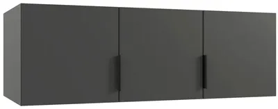 Image de Porte-manteau pour armoire Modena 120x54x40cm blanc 3 portes graphite