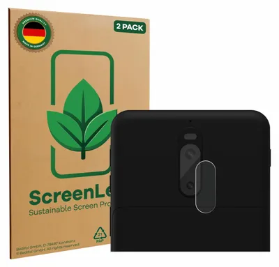 Produktbild von 2x ScreenLeaf Schutzfolie für Shiftphones Shiftphone 8.1 (NUR Kameraschutz) nachhaltiger Displayschutz Display Schutz Folie Klar Transparent