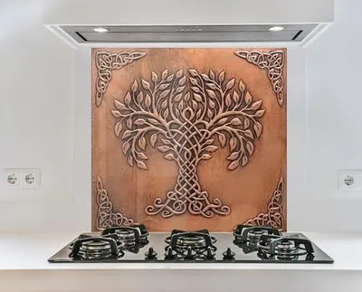 Produktbild von Myphotostation Küchenrückwand aus gehärtetem Glas, 61 x 61 cm (B x H), Wandschutz
