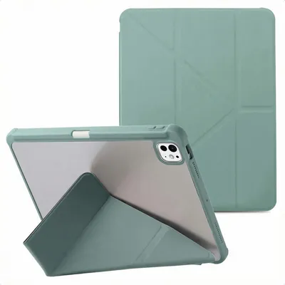 Image de imoshion Origami Bookcase pour l'Apple iPad Pro 11 (2025) M5 / (2024) M4 - Vert foncé