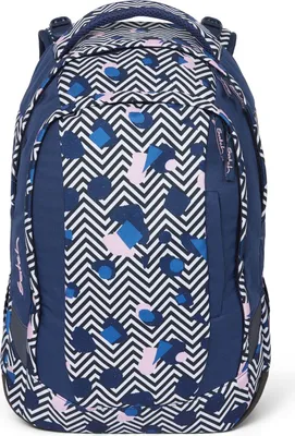 Produktbild von satch Schulrucksack Sleek Rucksack 24L Stoney Mony blau mehrfarbig