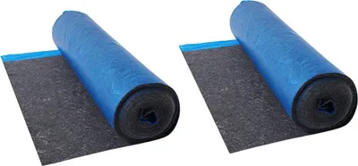 Obrázek produktu pro Podlahová podložka 37,2 m² 3 mm recyklovaná vláknina Zvuková/parotěsná bariéra Modrá