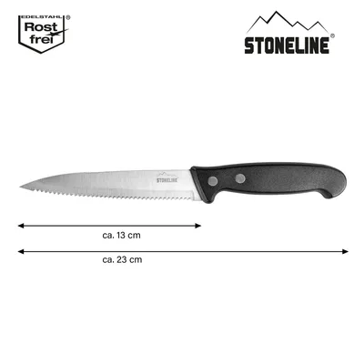 Produktbild von STONELINE® Edelstahl Allzweckmesser 23 cm
