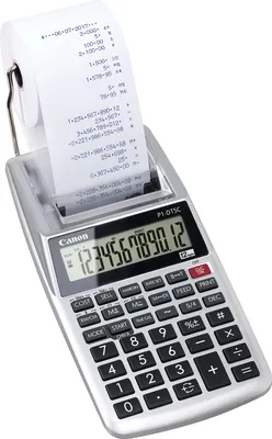 Produktbild von Canon druckender Tischrechner P-1 DTSC II 12-stelliges silber