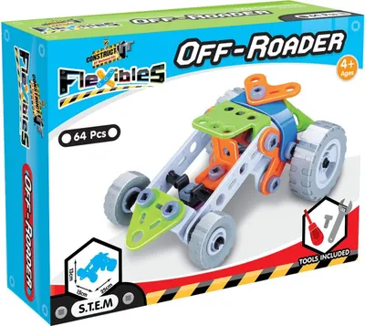 Produktbild von Flexibles STEM-Baukit Geländewagen