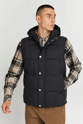 Produktbild von !Solid SDCollin Herren Weste Steppweste Outdoor Weste mit Kapuze und Steppungen Robuste Polyester-Qualität Regular Fit