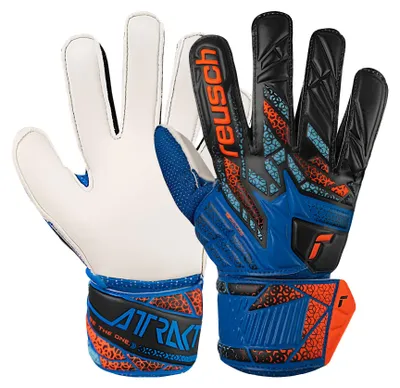 Produktbild von Reusch Torwarthandschuhe Attrakt Solid Junior mit Expanse Cut 4467 electric blu/shock. orang 5