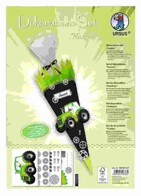Obrázek produktu pro Ursus DECO-SET pro školní tašku TRAKTOR