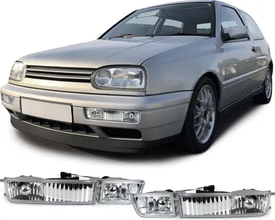 Produktbild von Klarglas Nebelscheinwerfer H3 mit Blinker Set für VW Golf 3 91-97