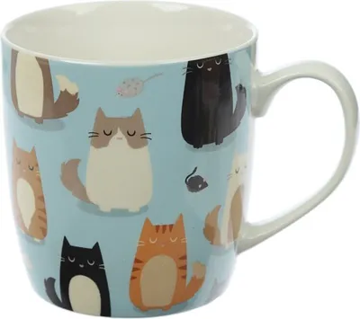 Immagine prodotto di Tazza da caffè con gatto e topo