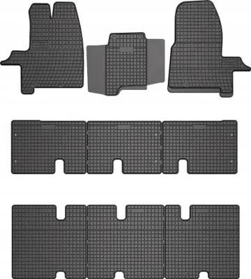 Image de Tapis en caoutchouc à 3 rangées pour Ford Transit Mk8 2014-2025