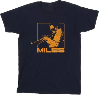 Image de Miles Davis - T-shirt pour homme BI38517 (4XL) (Bleu marine)