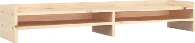 Produktbild von vidaXL Monitorständer 100x24x16 cm Massivholz Kiefer