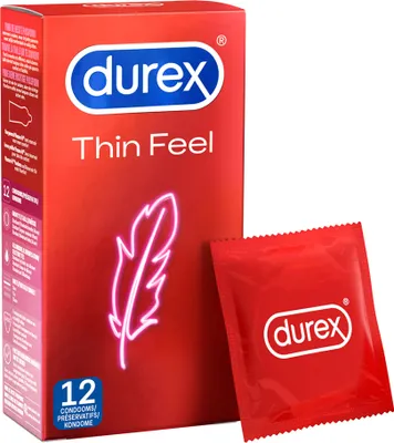 Produktbild von Durex Thin Feel Kondome - 12 Stück
