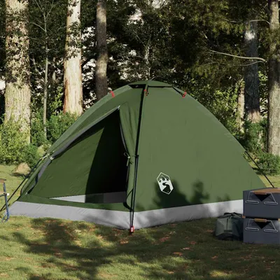 Produktbild von "im Angebot" Kuppel-Campingzelt 4 Personen Olivgrün Wasserdicht - Campingzelte CC17838