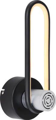 Produktbild von Globo Lighting Wandleuchte Aluminium schwarz matt, LED